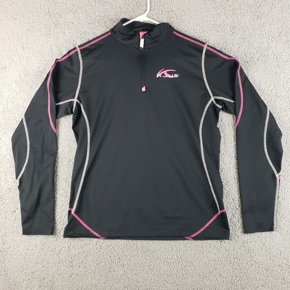 Jackets & Blazers - Kjus Shirt Youth Junior L (14/16) Black 1/4 Zip Athletic Long Sleeve Outdoor Ski